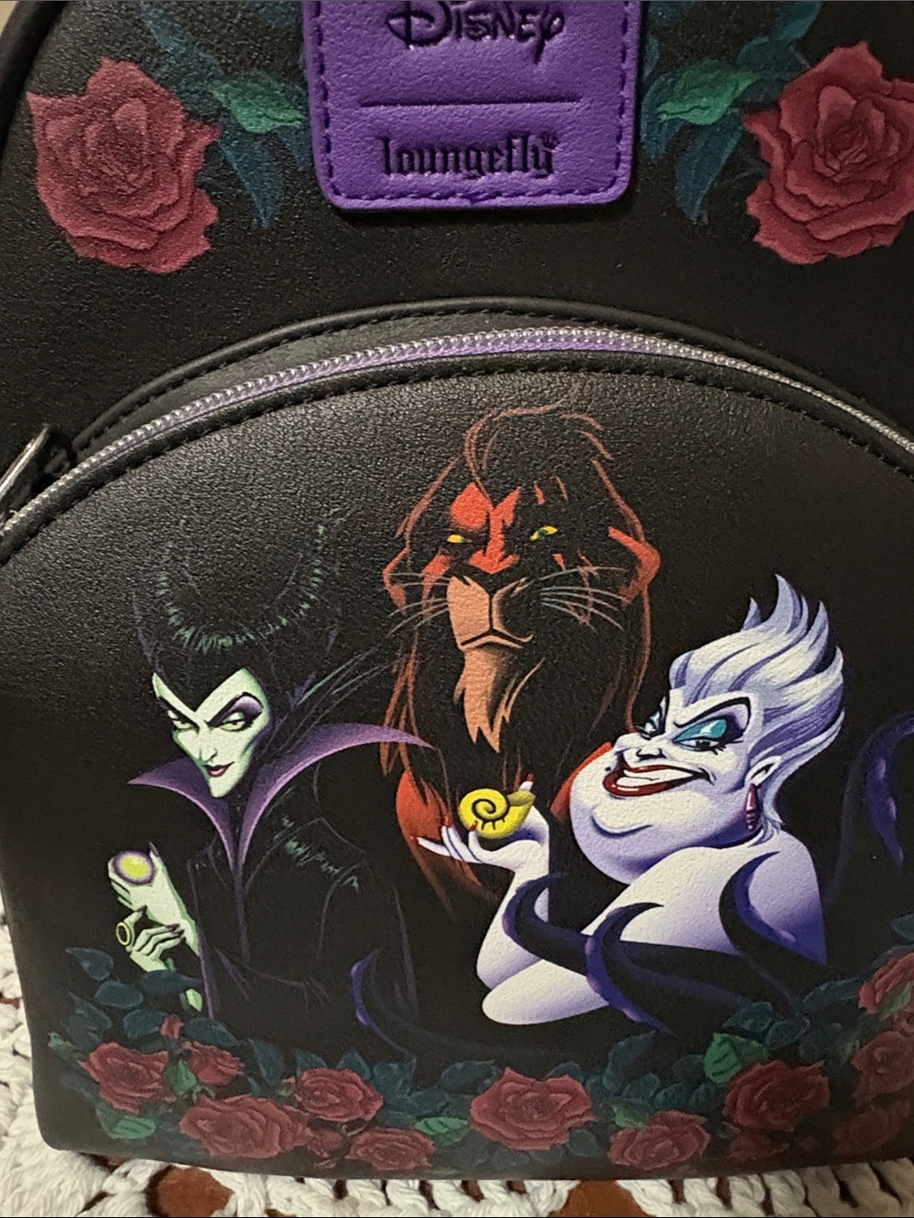 Loungefly Disney Villains Bag/ Backpack NWT - Picture 2 of 4